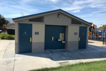 Meyer Park's new restroom facility Opens October 27, 2018