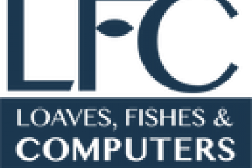 Loaves, Fishes & Computers Logo