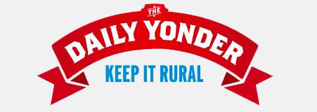 Daily Yonder Logo - red ribbon with Daily Yonder in white lettering