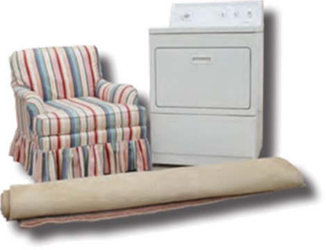 Bulky Items Photos: Chair, Dryer, Rug