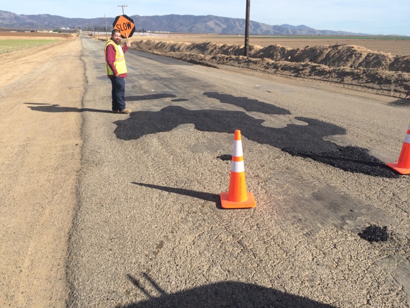 Patching Gloria Road