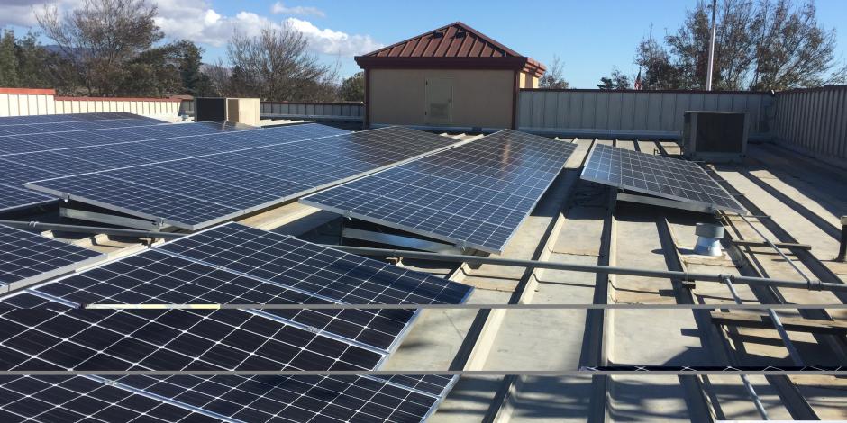 Solar Array on Roof