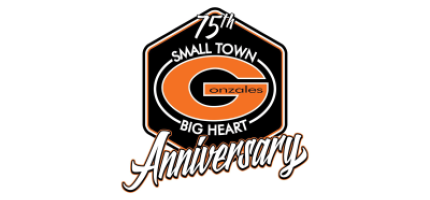 Gonzales 75th Anniversary logo
