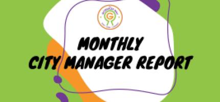 Monthly City Manager Reports