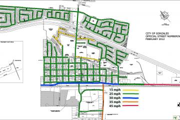 Speed Zones in Gonzales