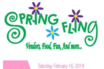 Spring Fling event on Feb 16, 10 am - 3 pm