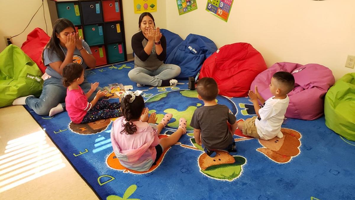 2019 City of Gonzales Recreational Preschool Class Photo: Children & Teacher