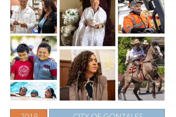 2019 COG Annual Report Photos: Community Members at Community Activities, Gonzales Way Logo